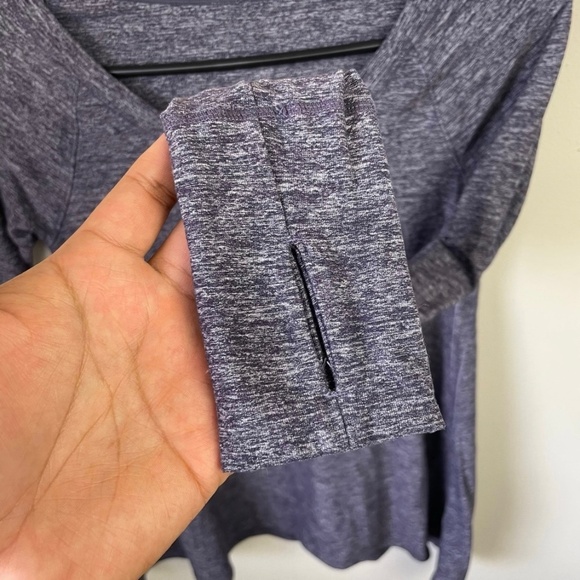 Lululemon Rehearsal Long Sleeve Heathered Black Swan - Picture 10 of 10